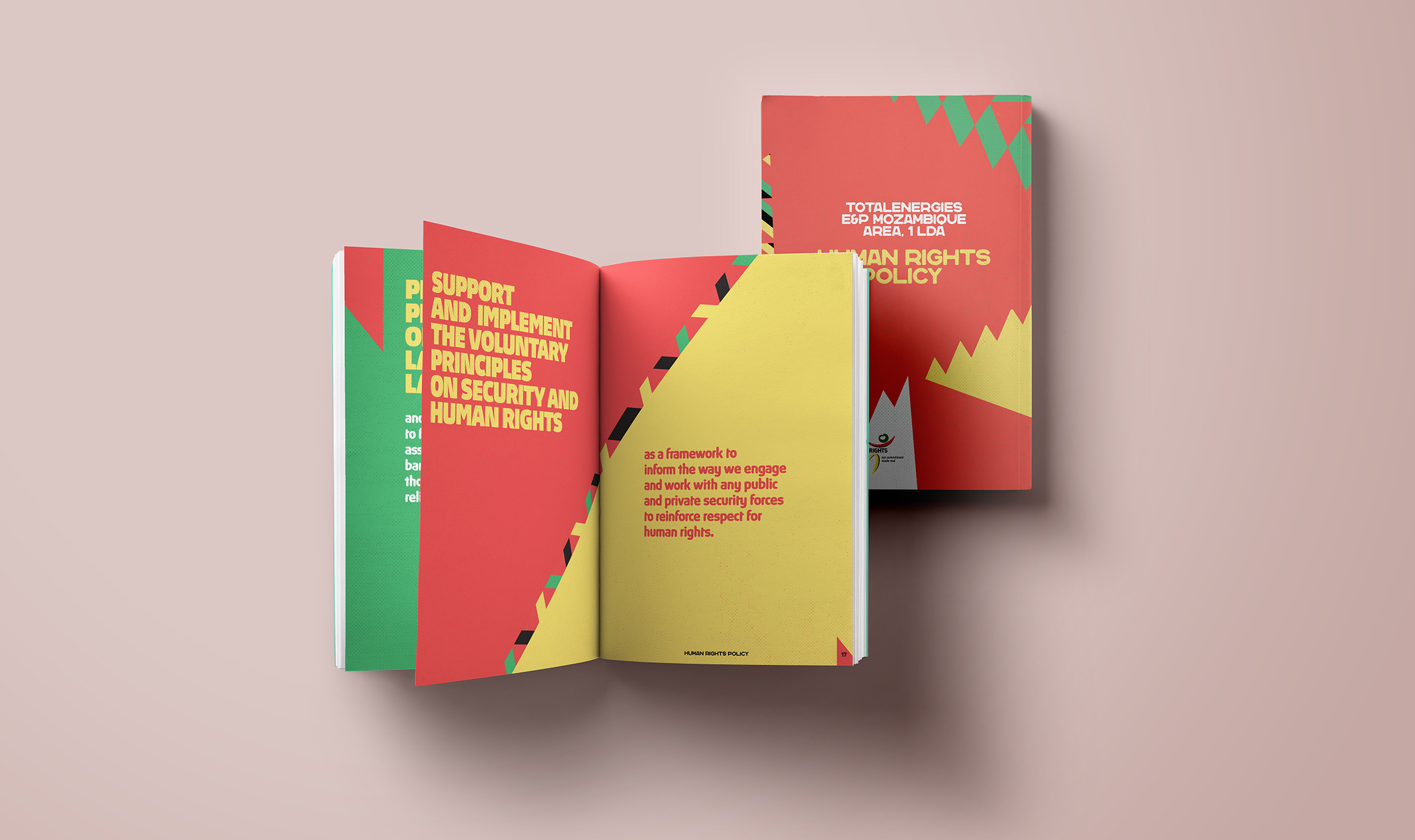 Total – Human Rights – Identidade Visual , Booklet – 2021